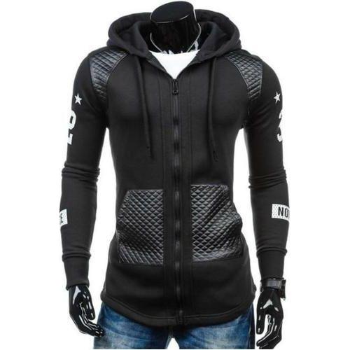 Mens Street Style Biker Hoodie