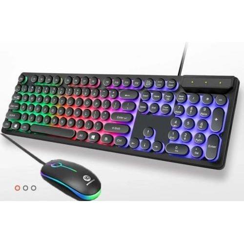 Ninja Dragons Z9i USB Wired Light Up Gaming Keyboard and Mouse Set