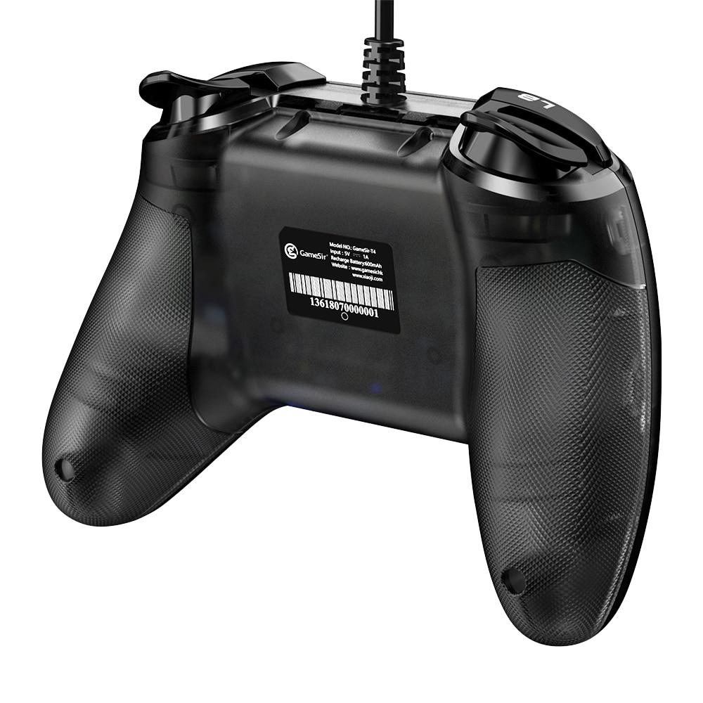 USB Wired Gaming Controller Gamepad with Asymmetric and Vibrating