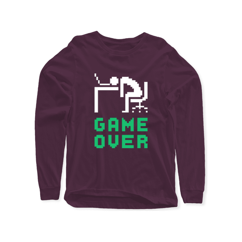 Game Over Full Sleeves T-shirt