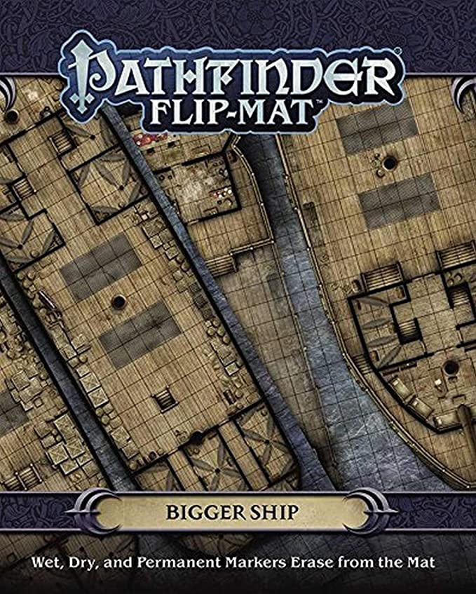 Pathfinder Bigger Pirate Ship Flip Mat