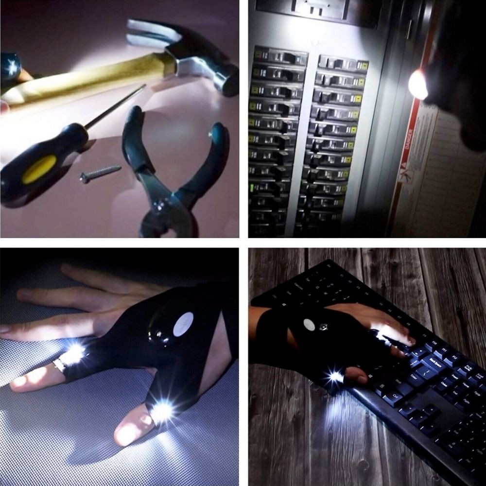 Flash Light LED Gloves Multipurpose