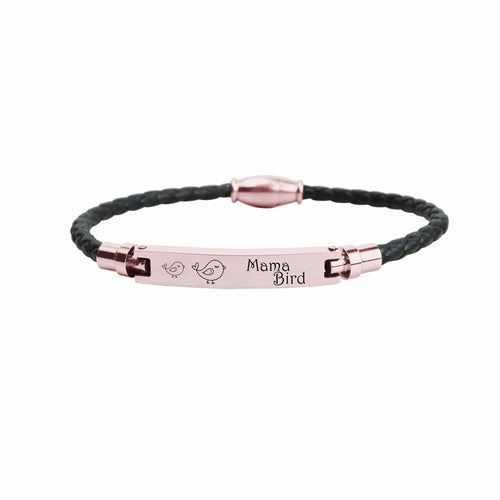 Genuine Magnetic Leather Mama Bracelet