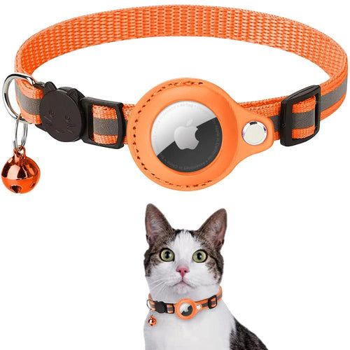 Reflective Airtag Case Collar for Cats and Dogs