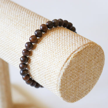 Bracelet en Bronzite – Perles 6mm