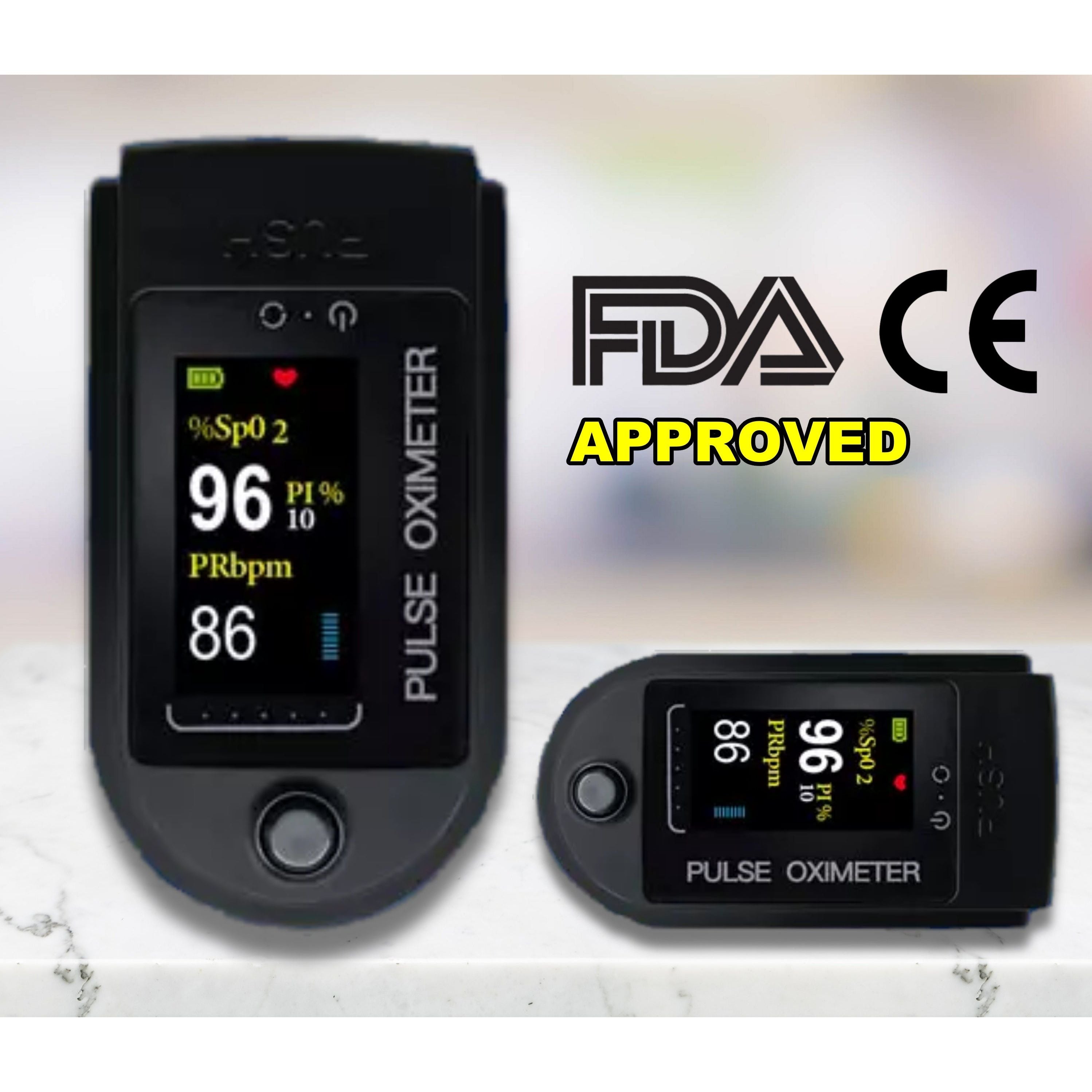 Pulse Fingertip Oximeter Blood Oxygen SpO2 Monitor