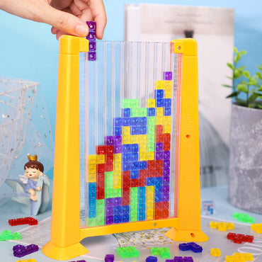 Tetris Game Colorful 3D Puzzle Tangram Math Toys