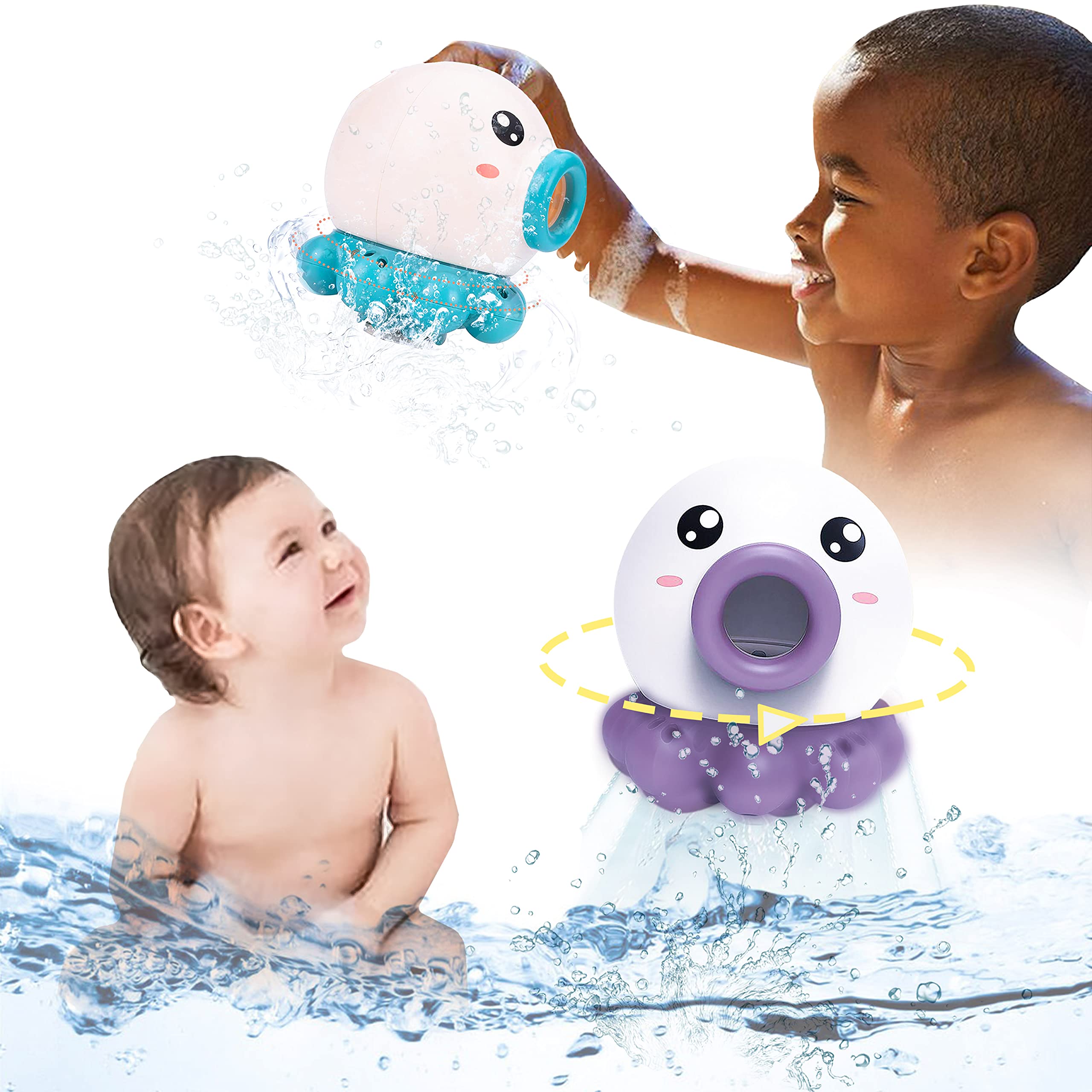 Octopus Fountain Bath Toy Water Jet Water Spray Toy