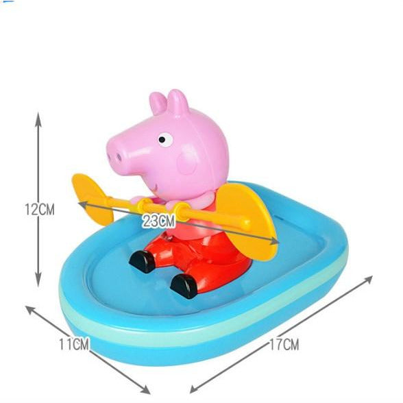 Piglet kayaking