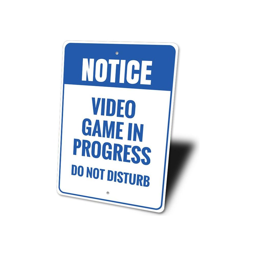 Do Not Disturb Video Game Sign