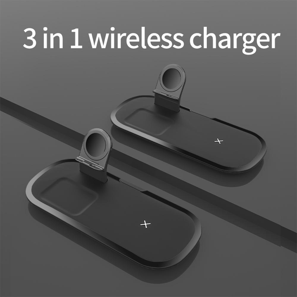 15W 3 In 1 Fast Wireless Charger For Iphone 12 iWatch AirPords SP