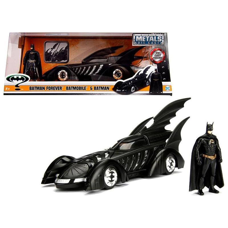 1995 Batman Forever Batmobile with Diecast Batman Figure 1/24 Diecast