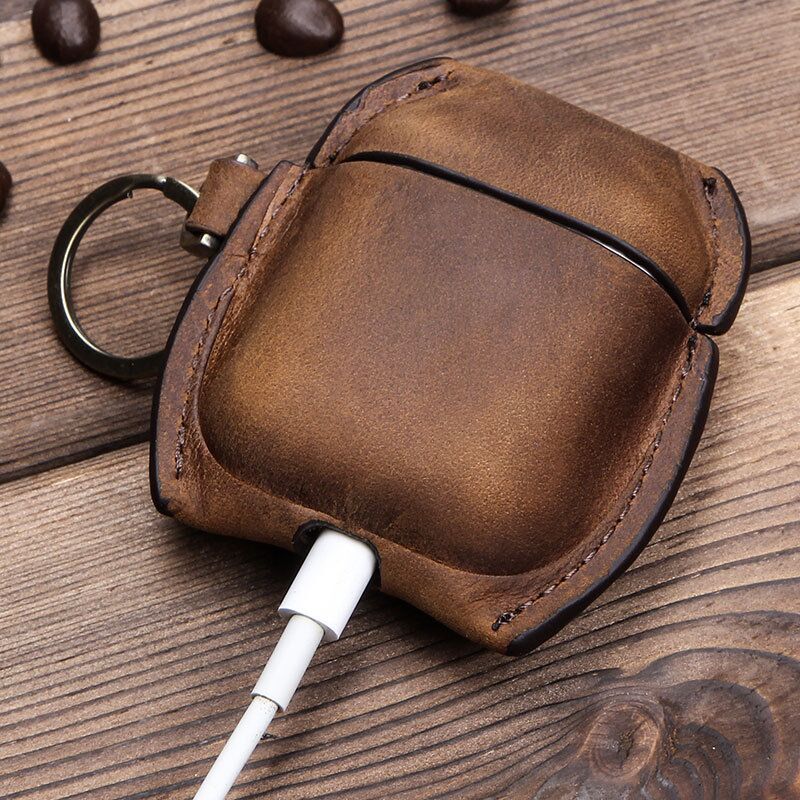 Wireless Bluetooth Headset Leather Case