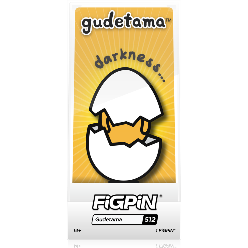 FiGPiN Gudetama [Darkness] #512 Limited Edition 1500