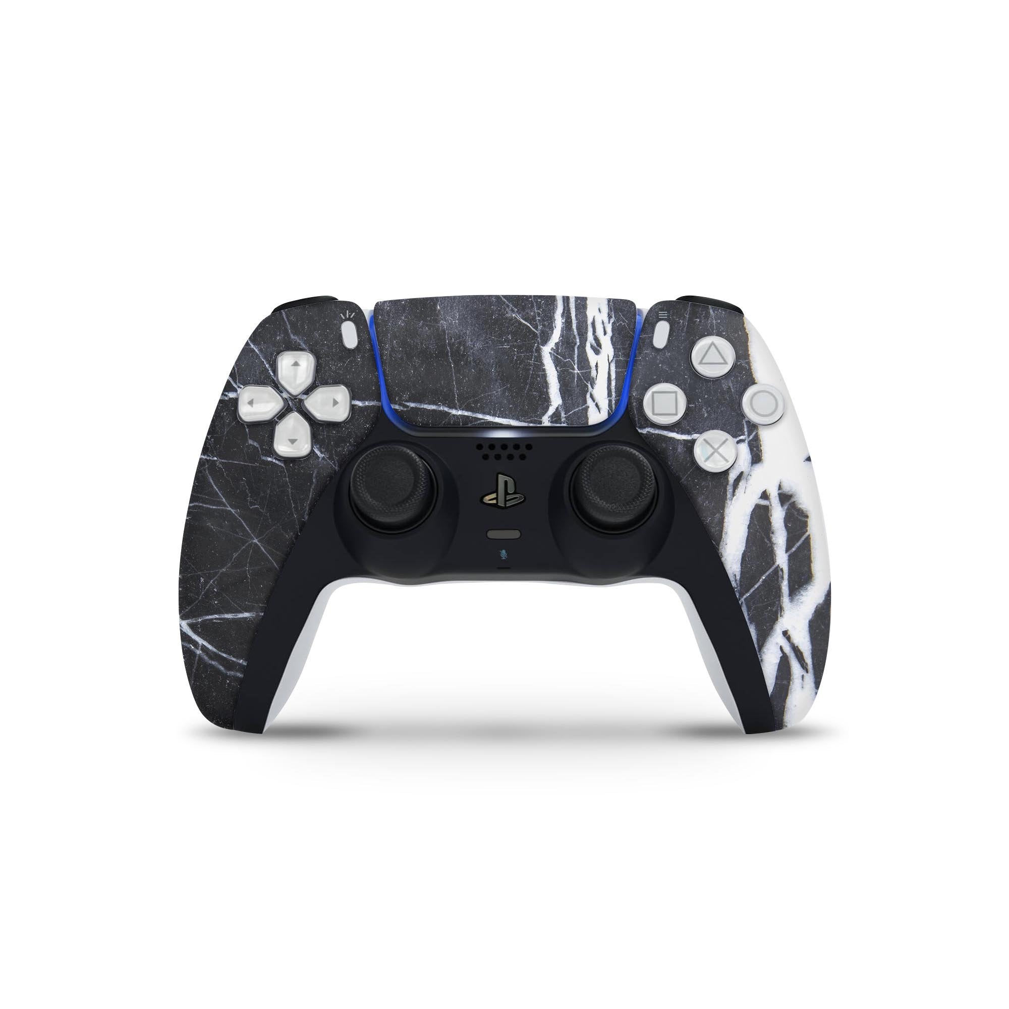 Black & White Marble Stone - Vinyl decal Bundle for PS 5