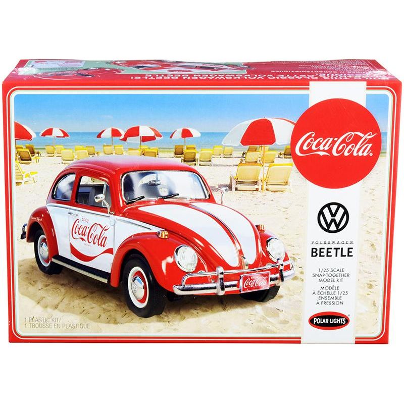 Skill 3 Snap Model Kit Volkswagen Beetle \Coca-Cola\