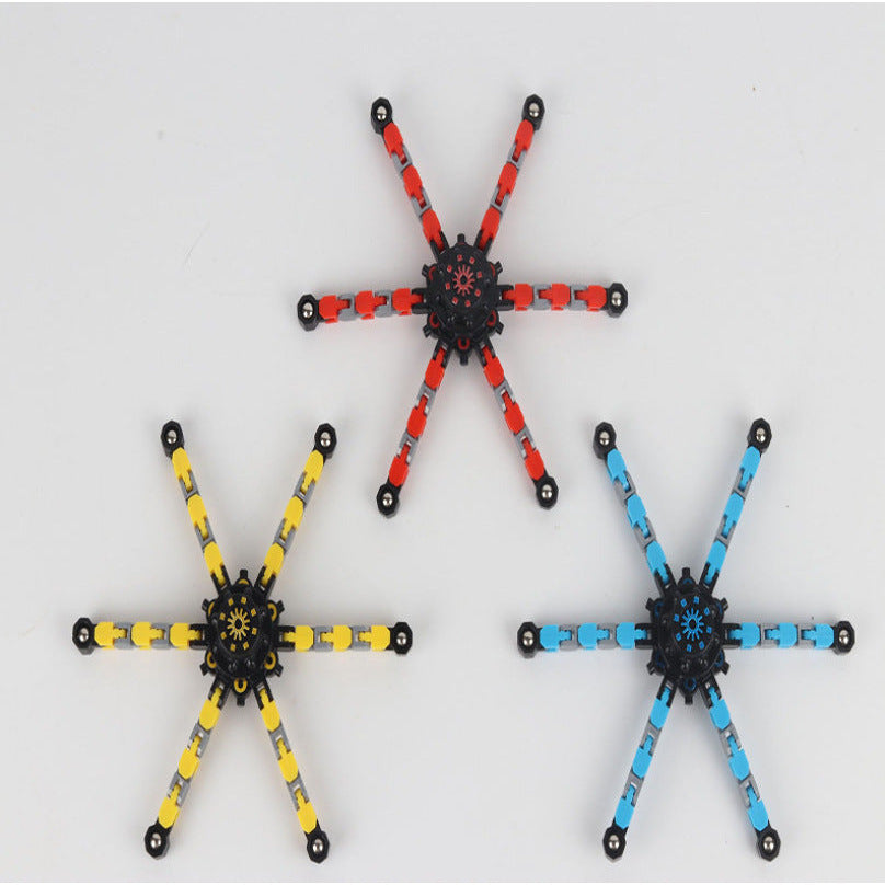 Deformed Fidget Spinner Chain Toys For Children