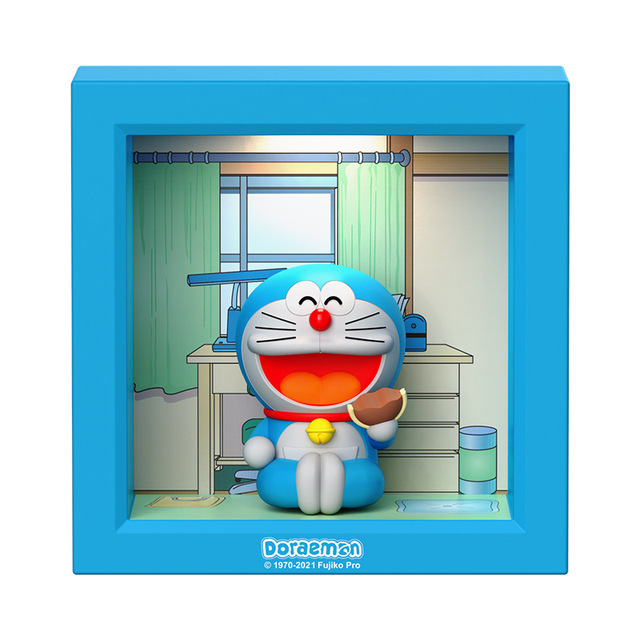 Action Figures Cartoon Bedside Lamp Doraemon Photo Frame Night Light