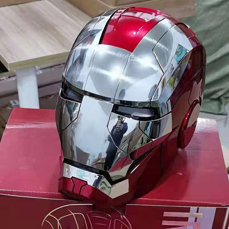 Electric Iron Man Helmet With Remote & Voice Control