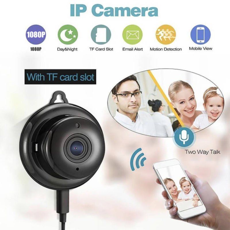 HD 1080P Mini WIFI Hidden Wireless IP Camera