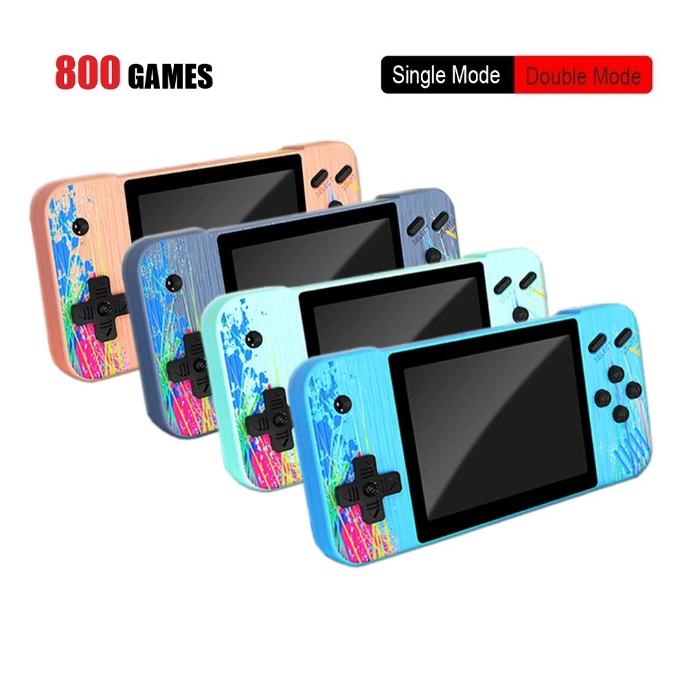 800 in 1 Portable Macaron Video Retro Game Console for Gifts