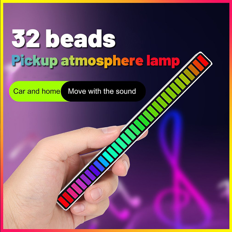 RGB LED Music Sound Control LED Symphony Pickup Light