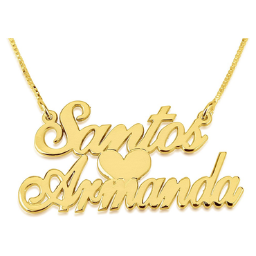 Two Names Necklace