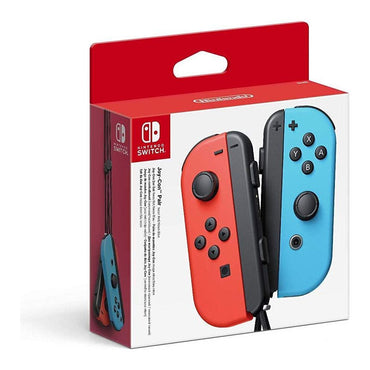 Nintendo Official Switch Joy-Con Pair - Neon Red/Neon Blue