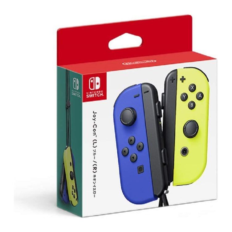 Nintendo Official Switch Joy-Con Pair - Neon Blue/Neon Yellow