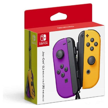 Nintendo Official Switch Joy-Con Pair - Neon Purple/Neon Orange